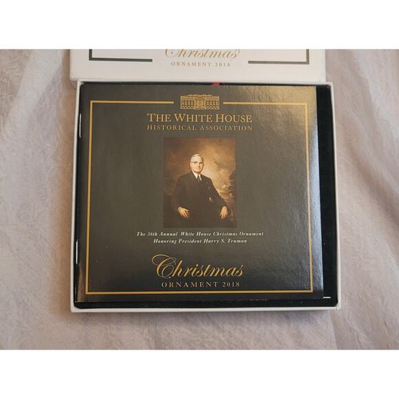 The White House Historical Association 2018 Christmas Ornament with COA - Picture 6 of 9